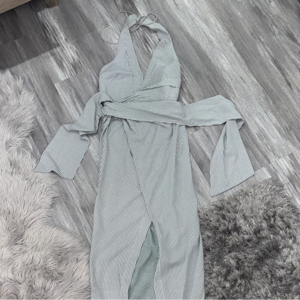 Elegant Striped Long Sleeve Dress